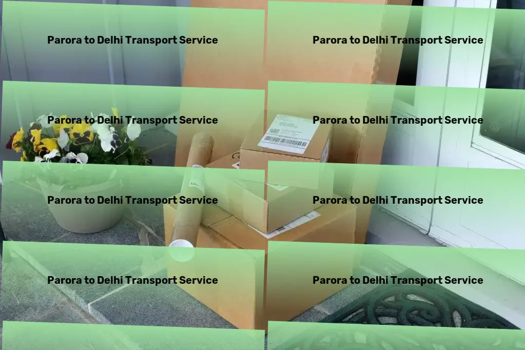 Parora to Delhi Transport Full truckload logistics