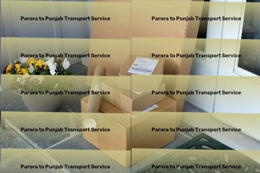 Parora to Punjab Transport Your stress-free pass to navigating the city's hustle! - Efficient goods relocation