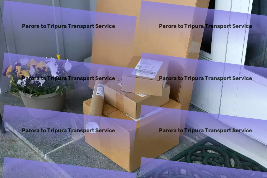 Parora to Tripura Transport Regular cargo transport