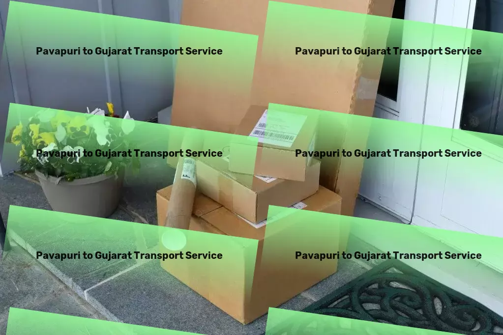 Pavapuri to Gujarat Transport Integrated goods services