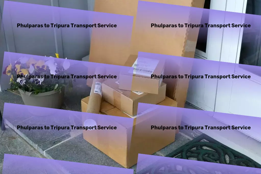 Phulparas to Tripura Transport Household Courier Service